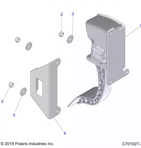 ENGINE, THROTTLE PEDAL - Z20CHA57A2/E57AM (C701027-3)