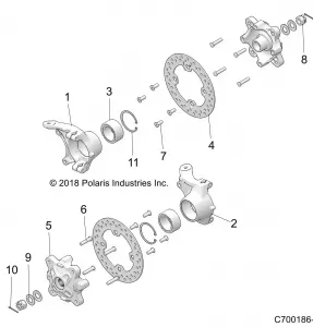 SUSPENSION, FRONT CARRIER - Z20CHA57A2/E57AM (C700186-1)