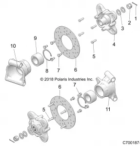 SUSPENSION, REAR CARRIER - Z20CHA57A2/E57AM (C700187-1)