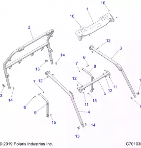 CHASSIS, CAB Рама - Z20A5A87B2/E87BP/BK/BX (C701030)