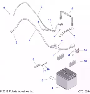 ELECTRICAL, BATTERY - Z20A5A87B2/E87BP/BK/BX (C701024-1)