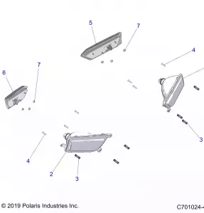 ELECTRICAL, HEADLIGHTS AND TAILLIGHTS - Z20A5A87B2/E87BP/BK/BX (C701024-4)