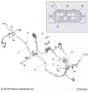 ELECTRICAL, WIRE HARNESS - Z20A5A87B2 (C701016-1)