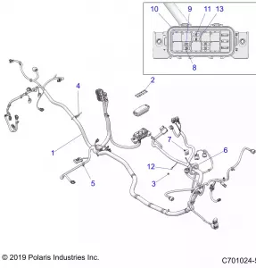 ELECTRICAL, WIRE HARNESS - Z20A5E87BP/BK/BX (C701024-5)