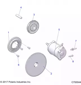 ENGINE, STARTER and DRIVE - Z20A5A87B2/E87BP/BK/BX (C700044)