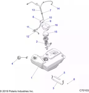 BODY, Топливная система TANK - Z20A5K87BG (C701033)