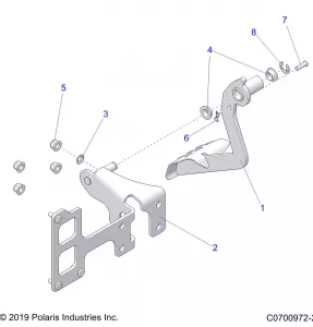 BRAKES, PEDAL AND MASTER CYLINDER - Z20A5K87BG (C0700972-2)