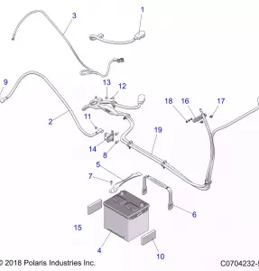 ELECTRICAL, BATTERY - Z20A5K87BG (C0704232-5)