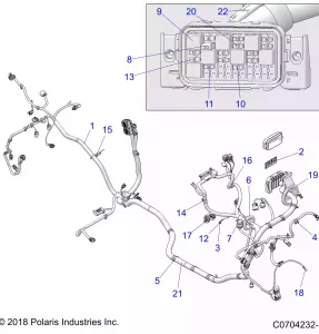 ELECTRICAL, WIRE HARNESS - Z20A5K87BG (C0704232-1)