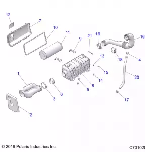 ENGINE, Впуск SYSTEM - Z20A5K87BG (C701028)