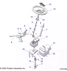 STEERING, POWER STEERING ASM. - Z20A5K87BG (C701082)