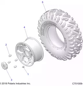 WHEELS, FRONT - Z20A5K87BG (C701009-1)