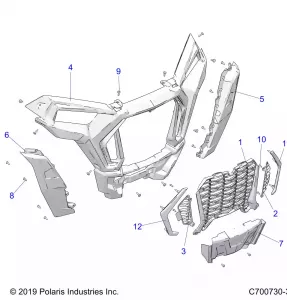 BODY, FRONT BUMPER - Z20P4E92AC/BC/F92AC (C700730-3)