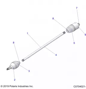 DRIVE TRAIN, HALF SHAFT, REAR - Z20P4E92AC/BC/F92AC ()