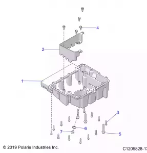 ENGINE, OIL PAN - Z20P4E92AC/BC/F92AC (C1205828-13)