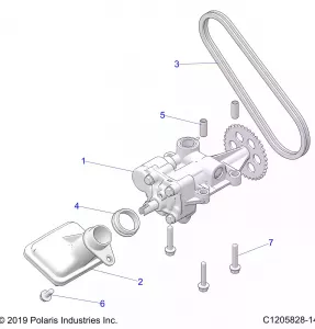 ENGINE, Маслянный насос - Z20P4E92AC/BC/F92AC (C1205828-14)