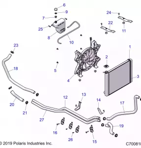 ENGINE, Охлаждение SYSTEM - Z21A4E99AX/BX(C700818)