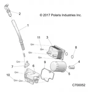 ENGINE, DIPSTICK AND OIL FILTER - Z21A4E99AX/BX(C700052)