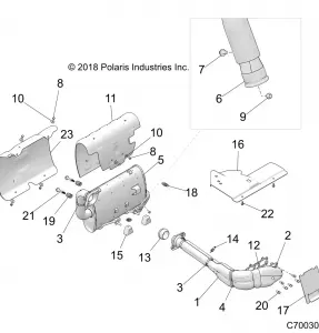 ENGINE, Выхлопная система SYSTEM -  Z21A4E99AX/BX(C700300)