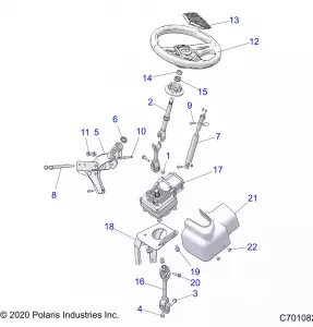 STEERING, POWER STEERING ASM. - Z21A4E99AX/BX(C701082)
