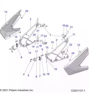 BODY, DOORS - Z21HCB18B2 (C0201137-1)