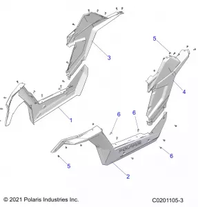 BODY, ROCKERS - Z21HCB18B2 (C0201105-3)