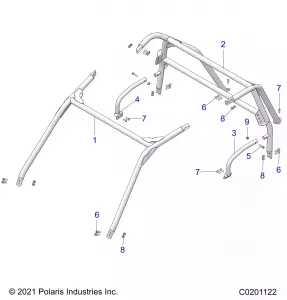 CHASSIS, CAB Рама - Z21HCB18B2 (C0201122)