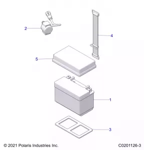 ELECTRICAL, BATTERY - Z21HCB18B2 (C0201126-3)