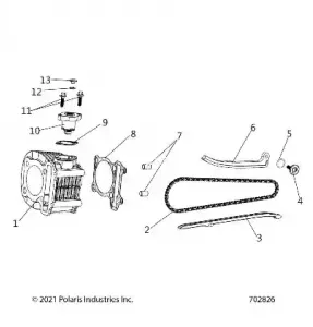 ENGINE, CYLINDER COMP - Z21HCB18B2 (702826)