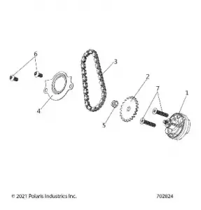 ENGINE, Маслянный насос - Z21HCB18B2 (702824)