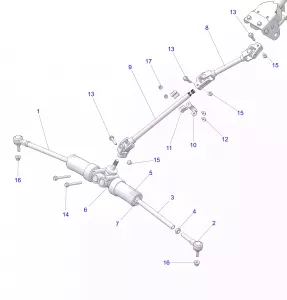 STEERING, LOWER - Z21HCB18B2 (C0201100-2)