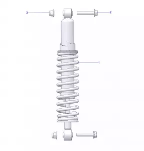 SUSPENSION, SHOCK, REAR - Z21HCB18B2 (C7045486)