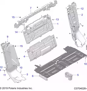 BODY, REAR CLOSEOFF - Z21R4U92AN/BN (C0704028-4)