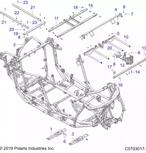 CHASSIS, MAIN Рама - Z21R4U92AN/BN (C0703017-1)