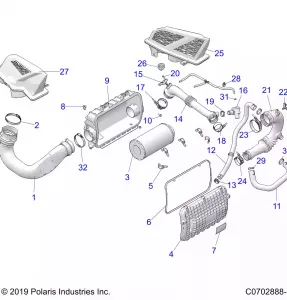 ENGINE, Впуск SYSTEM - Z21R4U92AN/BN (C0702888-1)