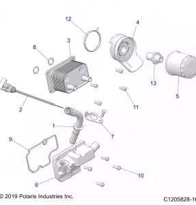 ENGINE, DIPSTICK AND OIL FILTER - Z21R4U92AN/BN (C1205828-16)