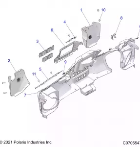 BODY, DASH LOWER - Z21R4C92AL/AX/BL/BX (C0705547)