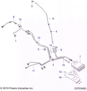 BODY, Топливная система LINES, EVAP - Z21R4C92BL/BX (C0703482-1)