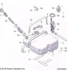 BODY, Топливная система TANK - Z21R4C92AL/AX/BL/BX (C0703481-1)