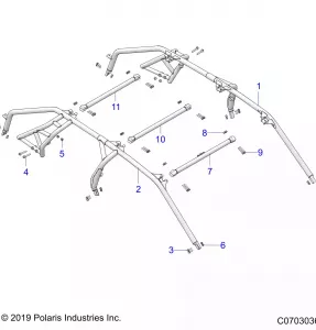 CHASSIS, CAB Рама - Z21R4C92AL/AX/BL/BX (C0703036)