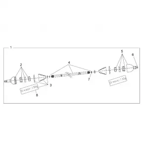 DRIVE TRAIN, HALF SHAFT, REAR - Z21R4C92AL/AX/BL/BX (702695)