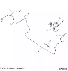 ELECTRICAL, WIRE HARNESS, PERIPHERAL - Z21R4C92AL/AX/BL/BX (C701303-1)