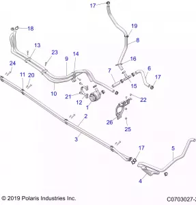 ENGINE, Охлаждение ROUTING, MANIFOLD - Z21R4C92AL/AX/BL/BX (C0703027-2)