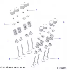 ENGINE, VALVES - Z21R4C92AL/AX/BL/BX (C1205828-4)