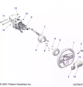 STEERING, UPPER, PREMIUM/DELUXE - Z21R4C92AL/AX/BL/BX (C0704371)