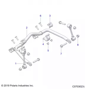 SUSPENSION, FRONT STABILIZER BAR - Z21R4C92AL/AX/BL/BX (C0703023-2)