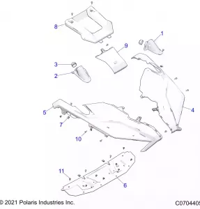 BODY, HOOD - Z21R4C92AL/AX/BL/BX (C0704405)