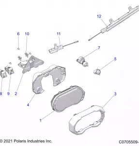 ELECTRICAL, DASH INSTRUMENTS AND CONTROLS - Z21R4C92AL/AX/BL/BX (C0705509-1)