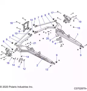 SUSPENSION, REAR CONTROL ARMS - Z21R4C92AL/AX/BL/BX (C0702879-4)