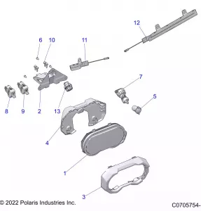 ELECTRICAL, DASH INSTRUMENTS AND CONTROLS - Z21R4C92BF (C0705754-1)